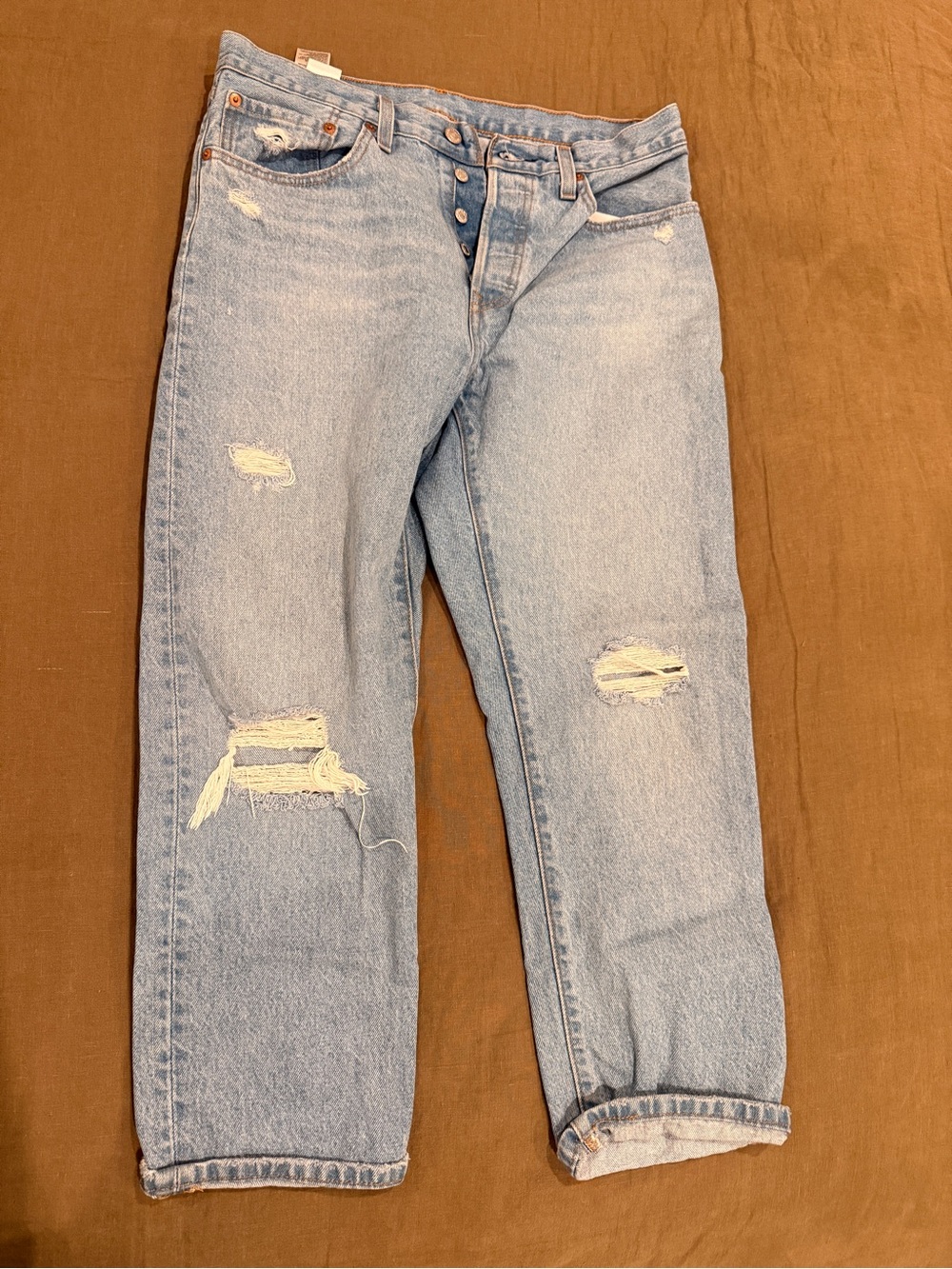 Levi’s 501 Crop Jeans Athens Break High Rise W30 L26